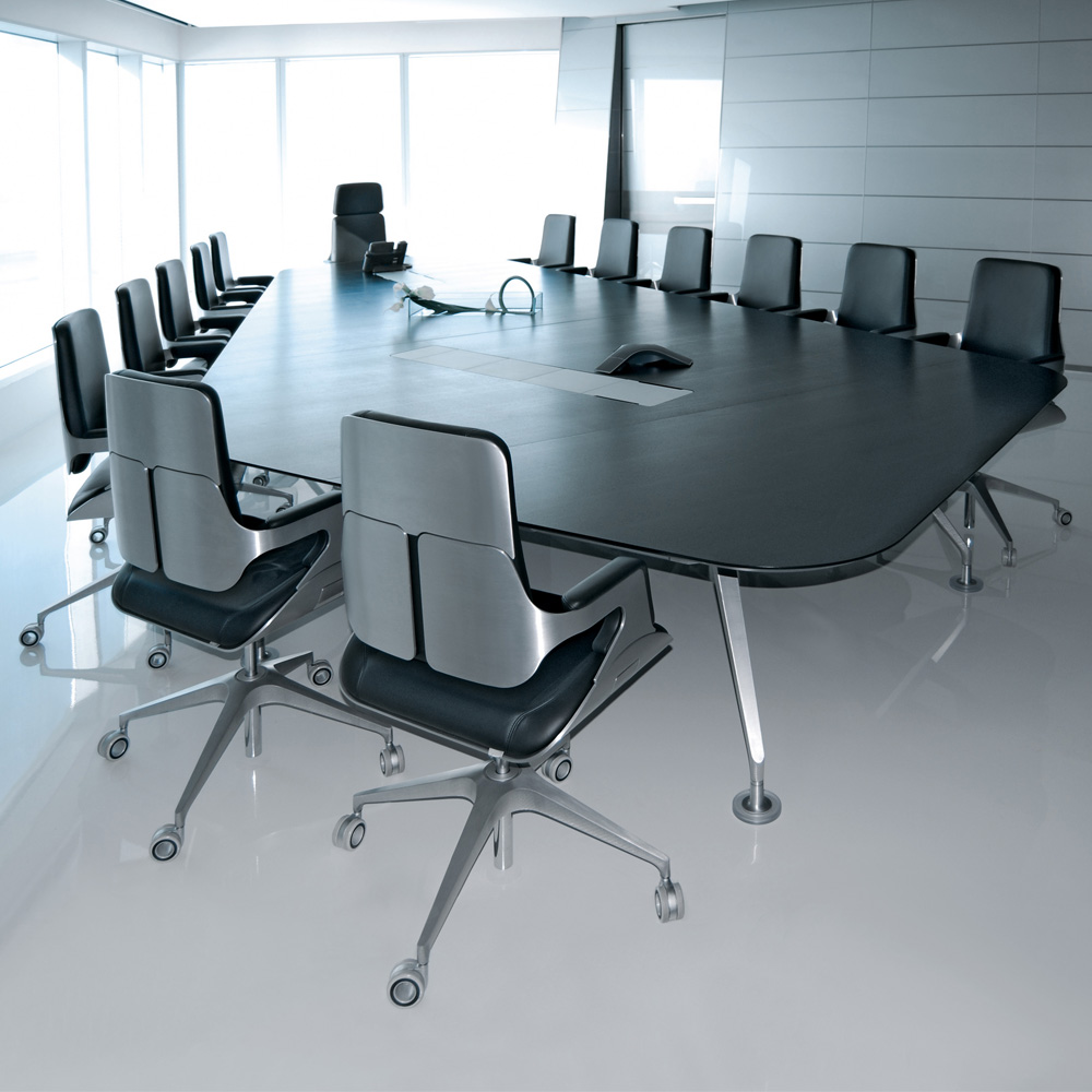 Interstuhl_Silver_262S_työtuoli_toimistotuoli_synchro-mekanismi_kokoustuoli_neuvottelutuoli_harjattu_alumiini_musta_nahka_11 - Edella
