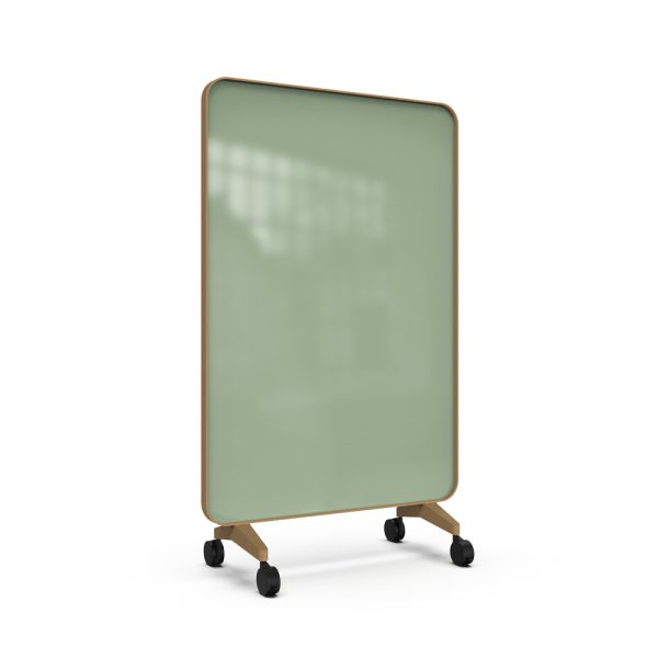 Lintex Frame Mobile 1200 x 1960 mm siirreltävä kaksipuolinen lasitaulu tammi - Image 22