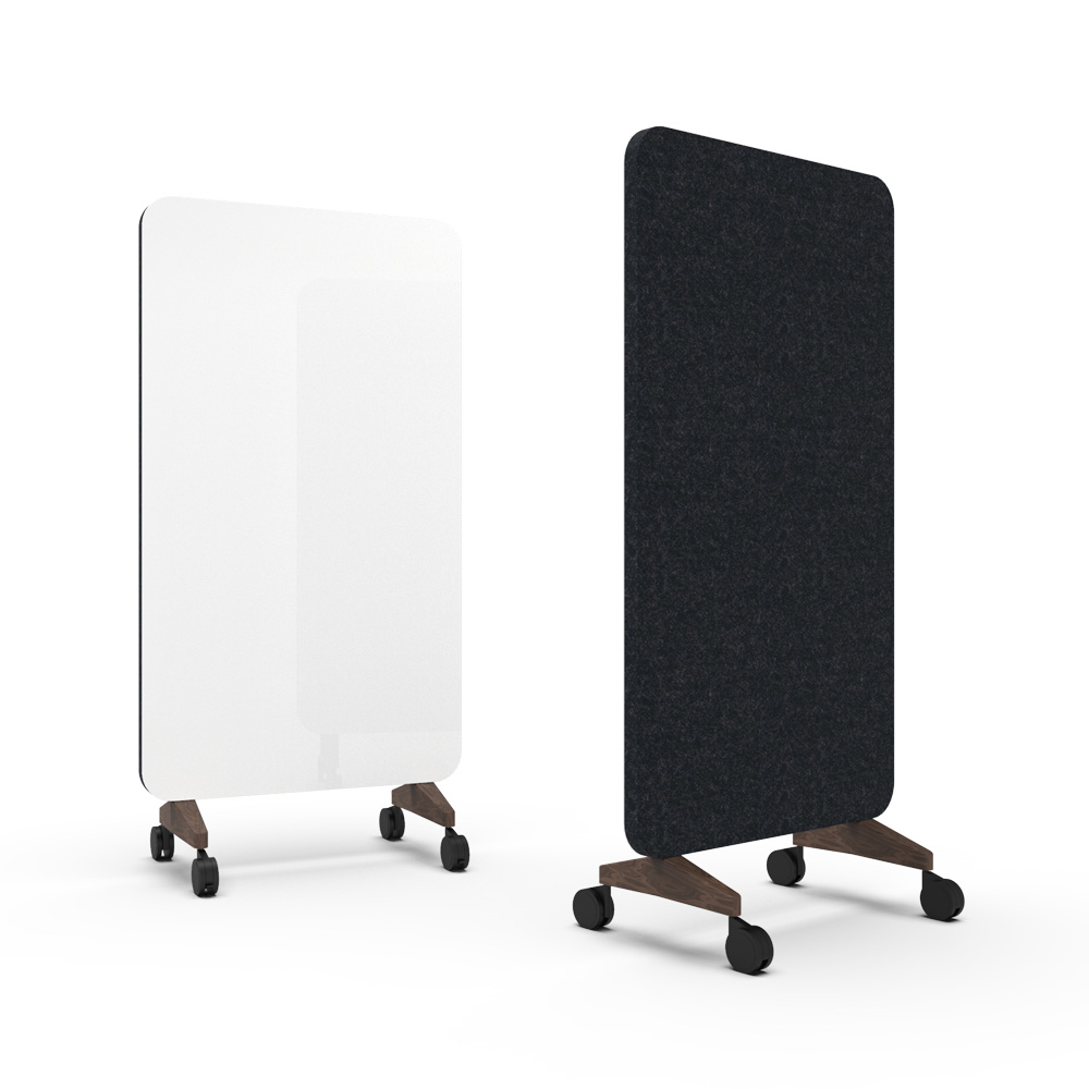 Lintex_Mood_Fabric_Mobile_1000x 960_akustinen_lattiasermi_lattiaseinäke_kirjoitustaulu_puujaloilla_pyörillä_liikuteltava_pähkinä_08 - Edella