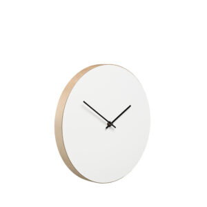 Muoto2 Kiekko-seinäkello Valkoinen