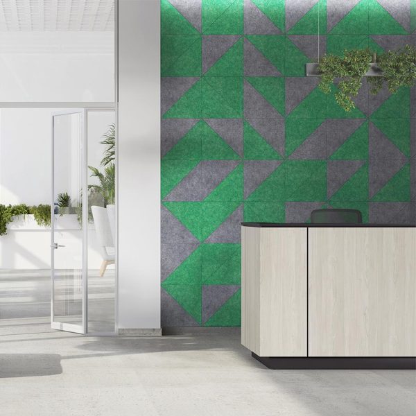 Narbutas Acoustic Artwork Tiles Triangular akustoiva seinäpaneeli (10 kpl) - Image 10