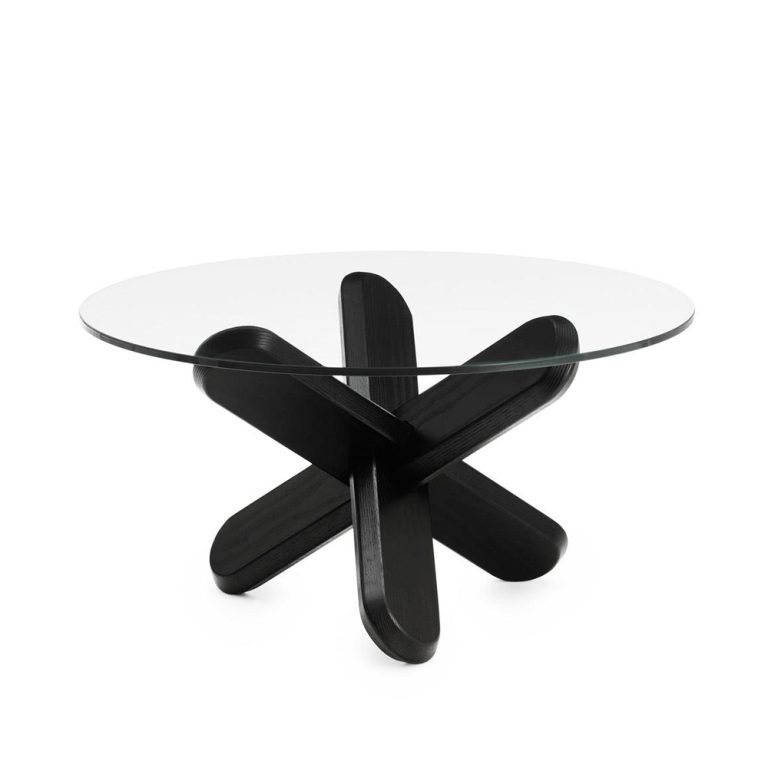 Normann Copenhagen Ding Table Clear/Black