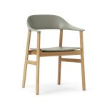 Normann Copenhagen Herit Armchair Oak Dusty Green