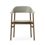 Normann Copenhagen Herit Armchair Smoked Oak Dusty Green