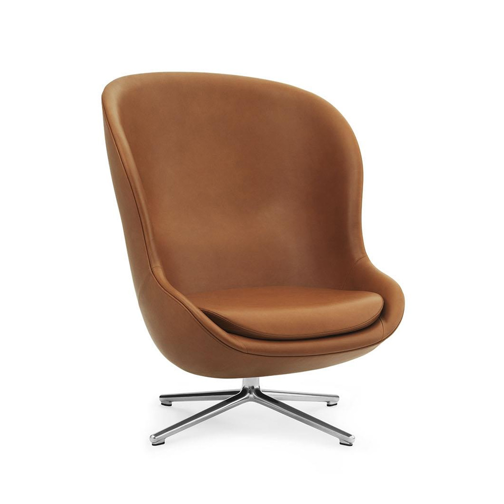 NormannCopenhagen_Hyg_Lounge_Chair_High_Swivel_Alu_Ultra_Leather_01 - Edella