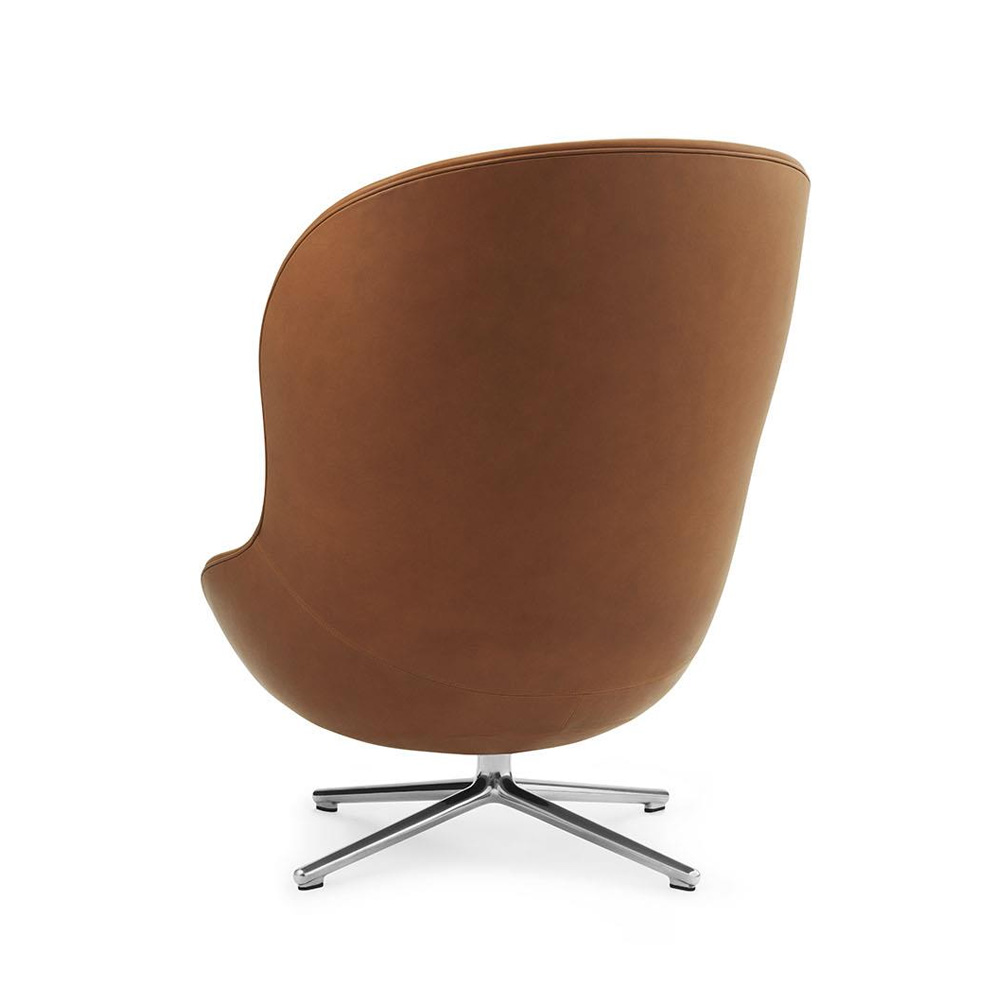 NormannCopenhagen_Hyg_Lounge_Chair_High_Swivel_Alu_Ultra_Leather_03 - Edella