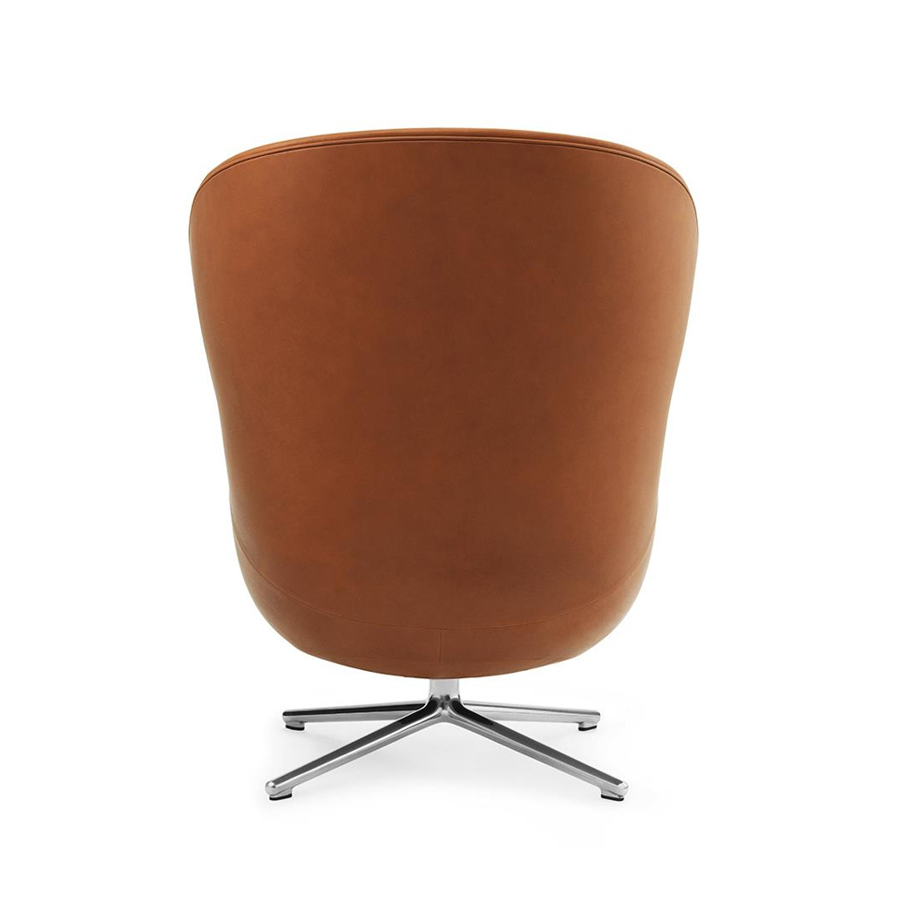 NormannCopenhagen_Hyg_Lounge_Chair_High_Swivel_Alu_Ultra_Leather_04 - Edella