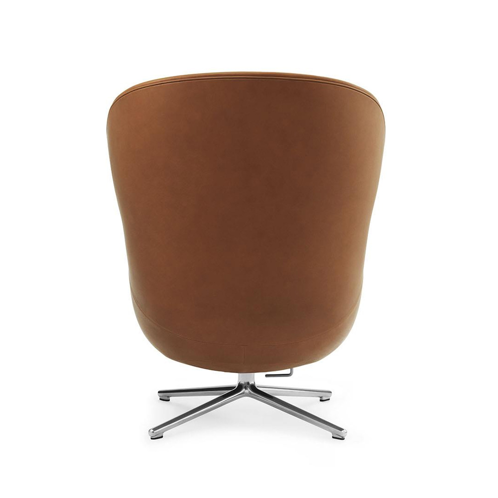 NormannCopenhagen_Hyg_Lounge_Chair_High_Swivel_and_Tilt_Aluminum_Ultra_Leather_04 - Edella