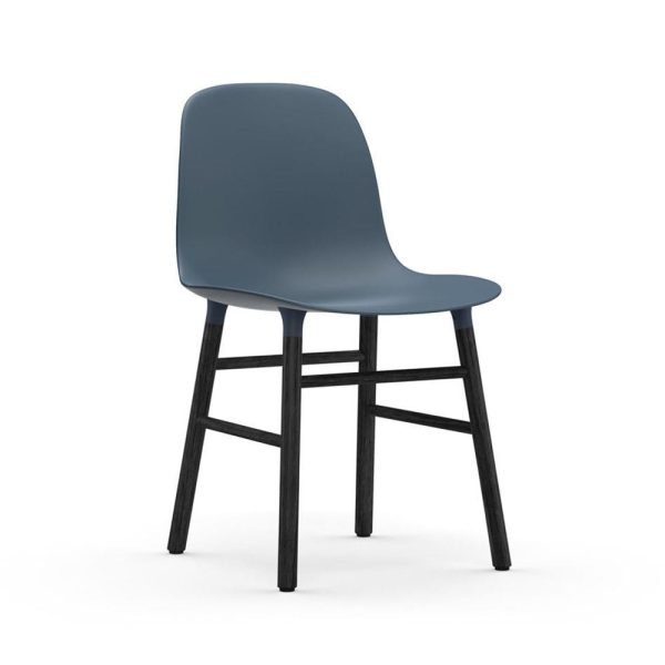 Normann Copenhagen Form Chair Black Oak Blue