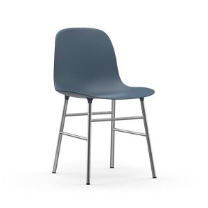 Normann Copenhagen Form Chair Crome Blue