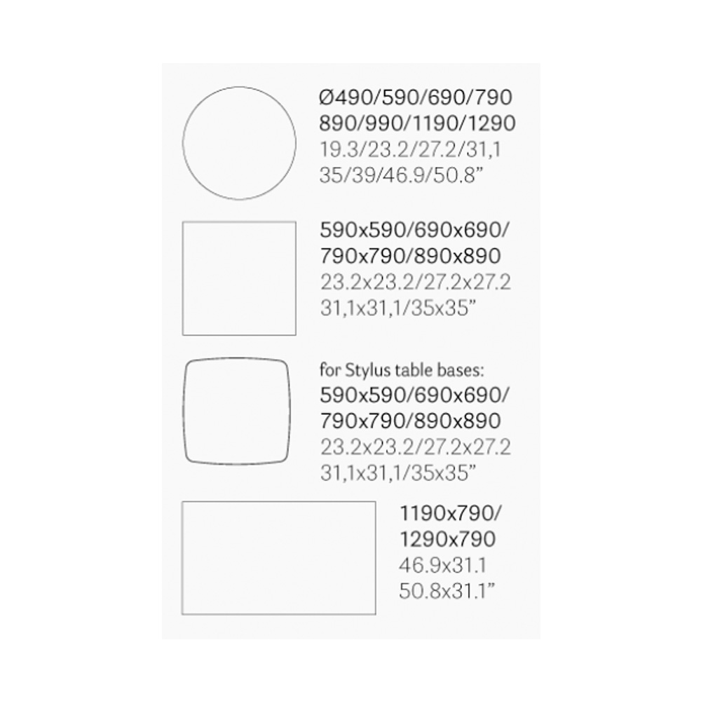 Pedrali_FENIX_marble_effect_umpilaminaattikansi_marmorikuvio_ravintolapöydän_kahvilapöydän_terassipöydän_ulkopöydän_ kansi_vedenkestävä_säänkestävä_09 - Edella