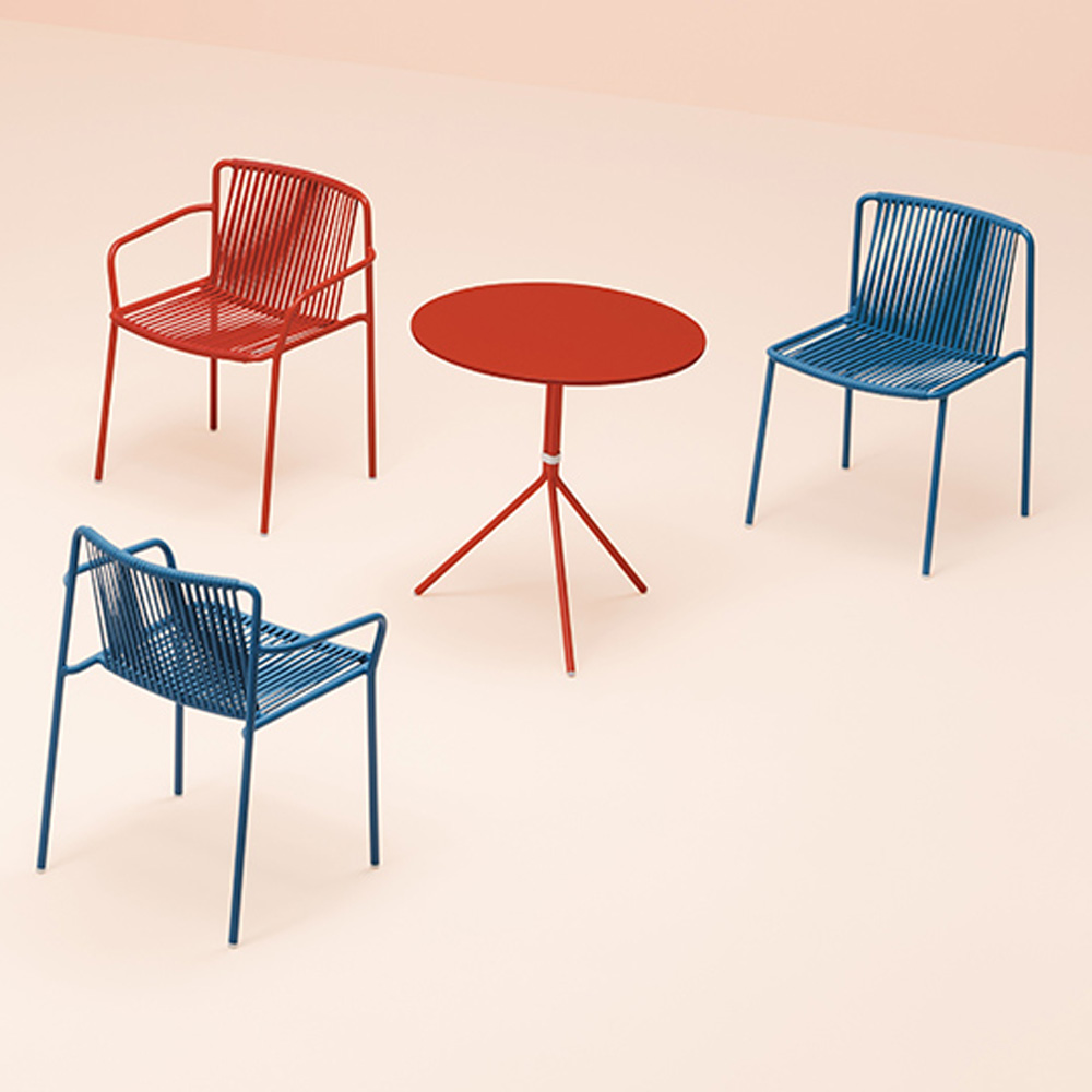 Pedrali_Tribeca_3660_Tuoli_terästuoli_PVC-nauhoilla_kahvilatuoli_ravintolatuoli_terassituoli_ulkotuoli_ulkotiloihin_13 - Edella