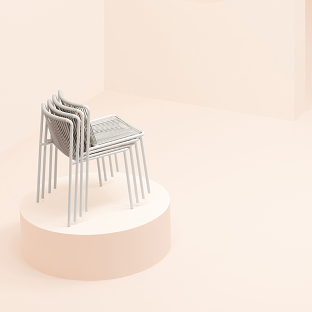 Pedrali_Tribeca_3660_Tuoli_terästuoli_PVC-nauhoilla_kahvilatuoli_ravintolatuoli_terassituoli_ulkotuoli_ulkotiloihin_14 - Edella