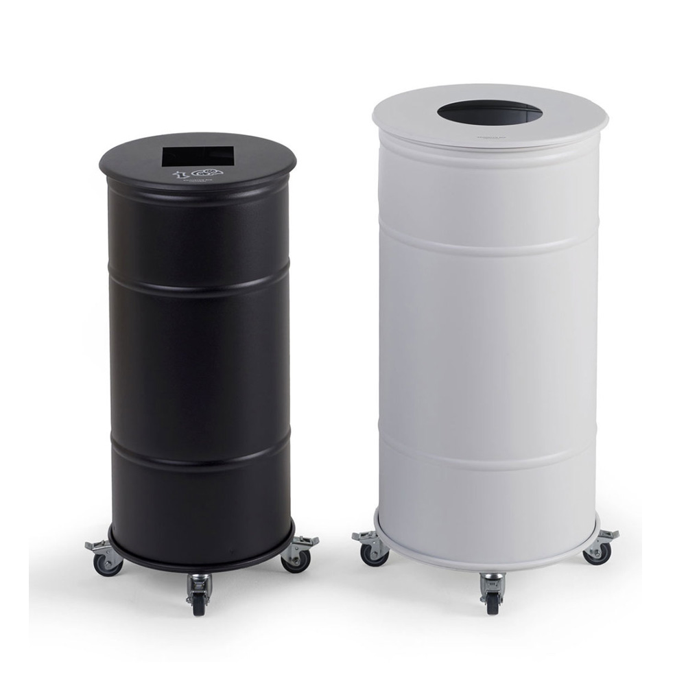 Prima_office_BROOKLYN_BIN_BIG_WITH_WHEELS_BB-BIG-B_Single_black_musta_kierrätysastia_roskakori_pyörillä_liikuteltava_02 - Edella