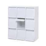 Prima_office_Baseline_DISPLAY-TS-30_valkoinen_white_esitekaappi_lehtikaappi_kirjastoon_01 - Edella