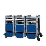 Sandler_HT50-tuolivaunu_tuolikärry_kuljetuskärry_kuljetusvaunu_taittotuoileille_siirrettävä vaunu_pyörällinen_01 - Edella