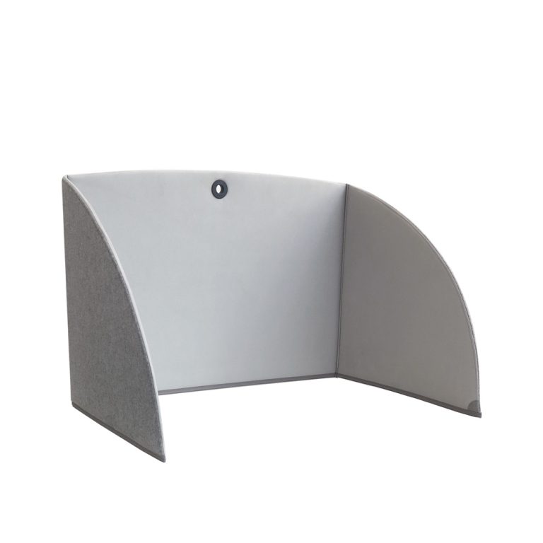 Matting StandUp Screen taitettava pöytäseinäke harmaa/harmaa