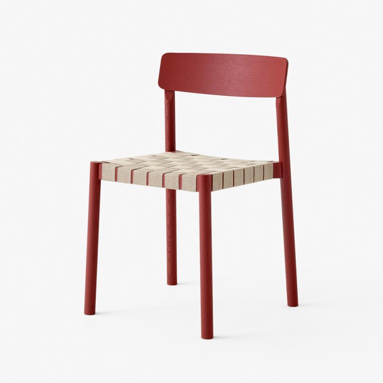 &Tradition Betty TK1 Maroon/Natural webbing