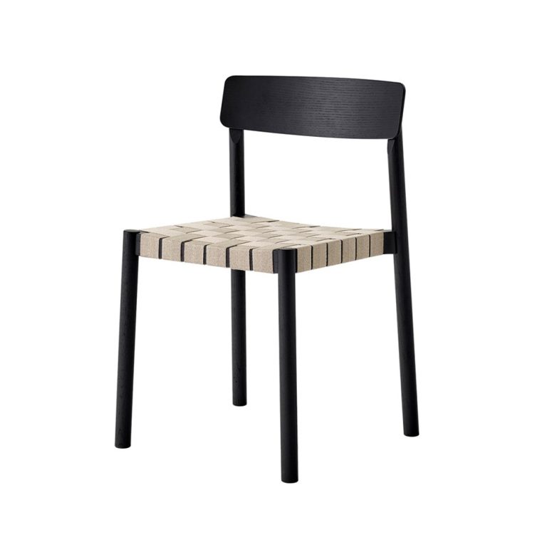 &Tradition Betty TK1 Black/Natural webbing