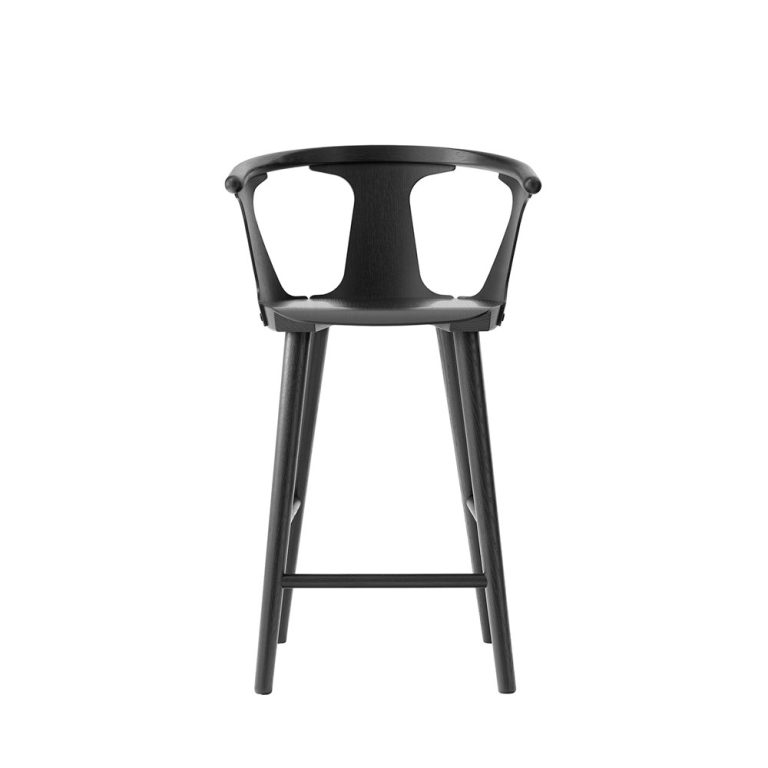 &Tradition In Between matala baarituoli SK7 Black lacquered oak