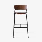 &Tradition Pavilion Barstoolr AV9 korkea baarituoli Lacquered Walnut