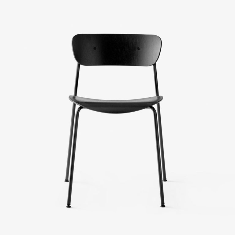 &Tradition Pavilion Chair AV1 Black Lacquered Oak