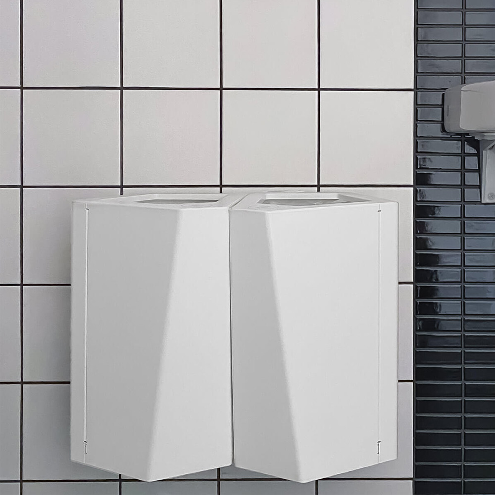 Trece_Kite_Mini_pieni_kierrätysastia_roska-astia_roskakori_seinälle_seinäänkiinnitettävä_04 - Edella Trece Kite Mini seinälle