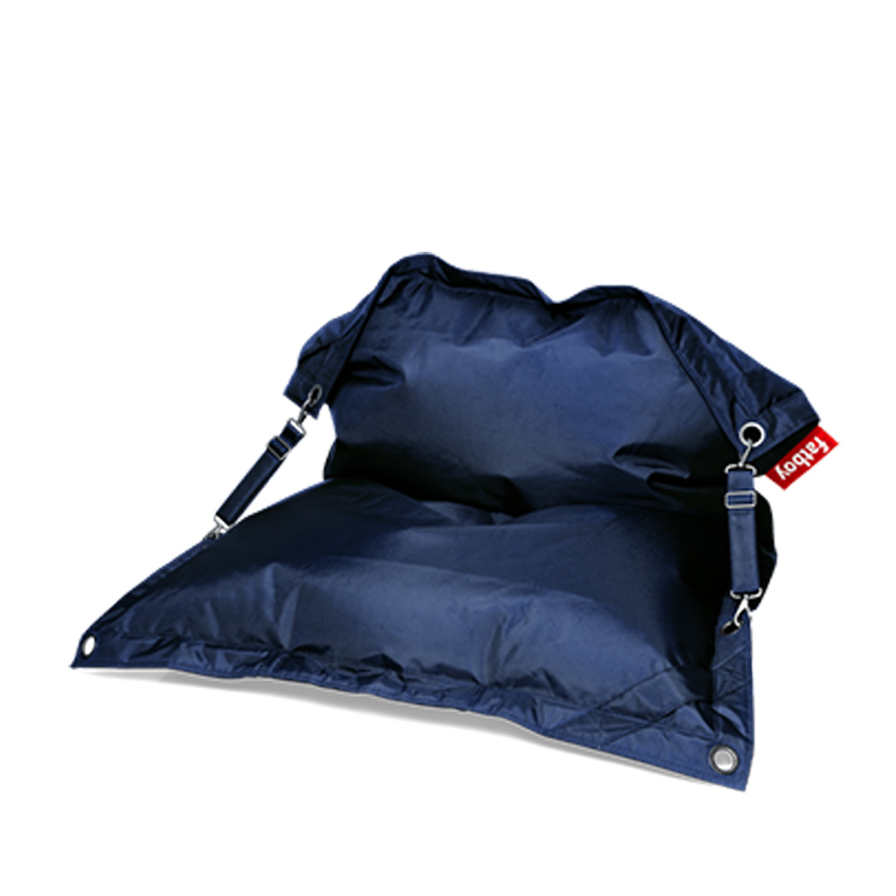 Fatboy_Buggle-Up_Beanbag_säkkituoli_ulkotiloihin_Dark_Blue_tummansininen_säädettävillä_hihnoilla_01 - Edella