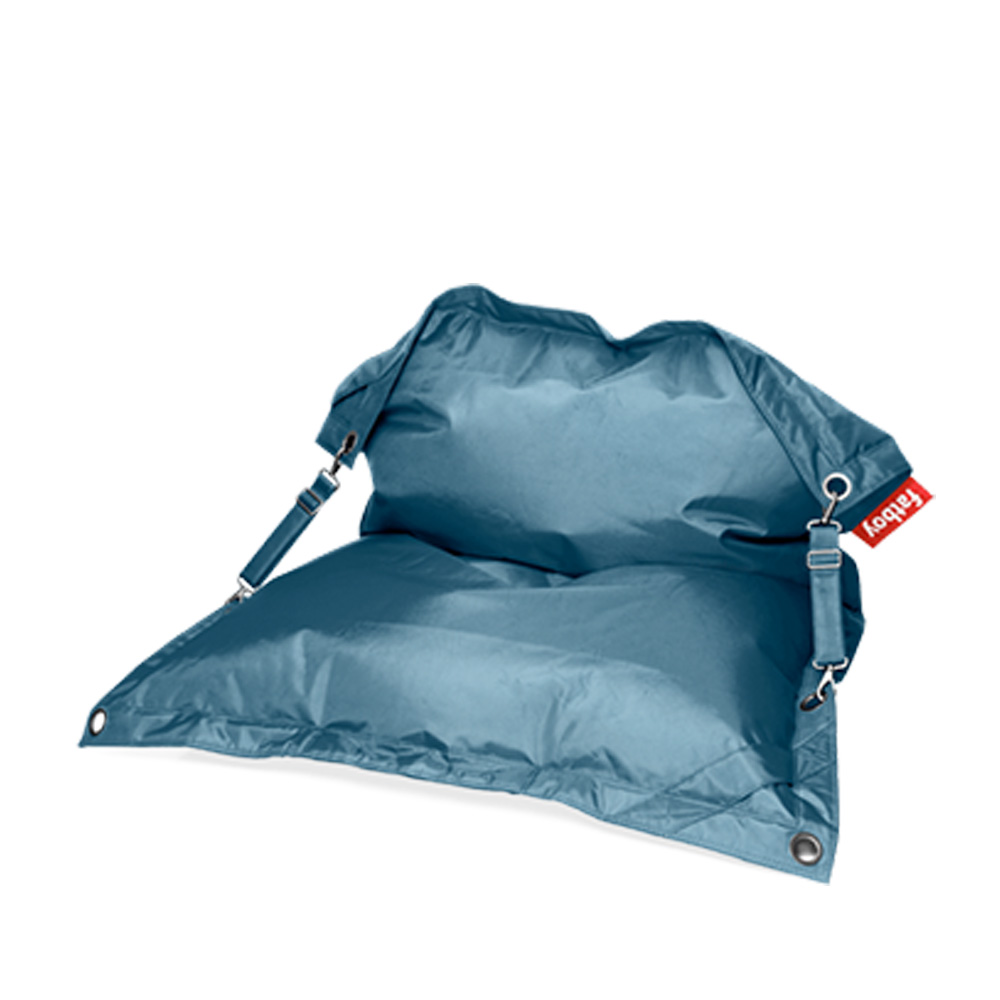 Fatboy_Buggle-Up_Beanbag_säkkituoli_ulkotiloihin_Jeans_Light_Blue_vaaleansininen_säädettävillä_hihnoilla_01 - Edella