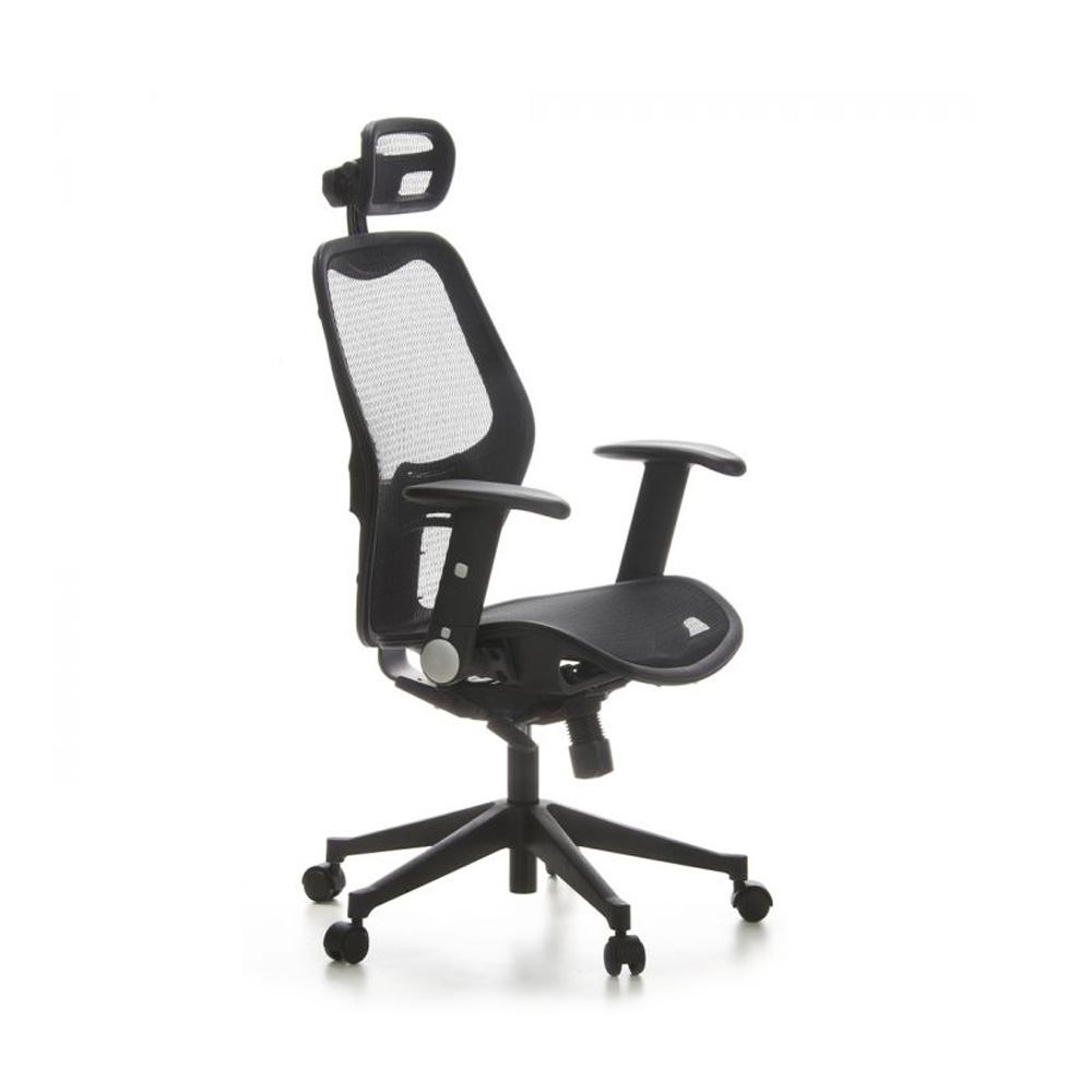 HJH_Office_Air-Port_työtuoli_toimistotuoli_musta_synchro-mekanismi_istuin_verkkokangasta_verkkoselkänoja_niskatuki_04 - Edella