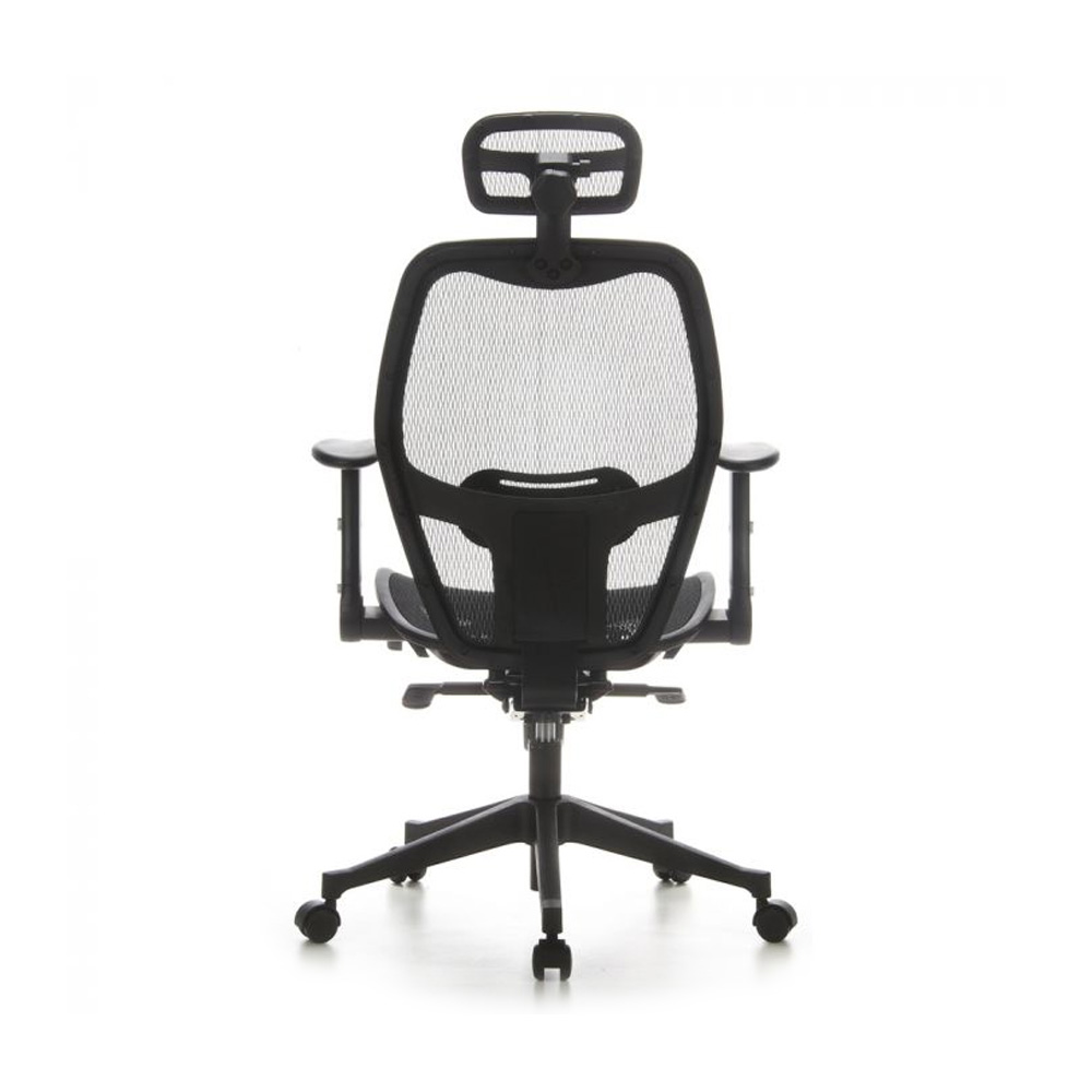 HJH_Office_Air-Port_työtuoli_toimistotuoli_musta_synchro-mekanismi_istuin_verkkokangasta_verkkoselkänoja_niskatuki_10 - Edella