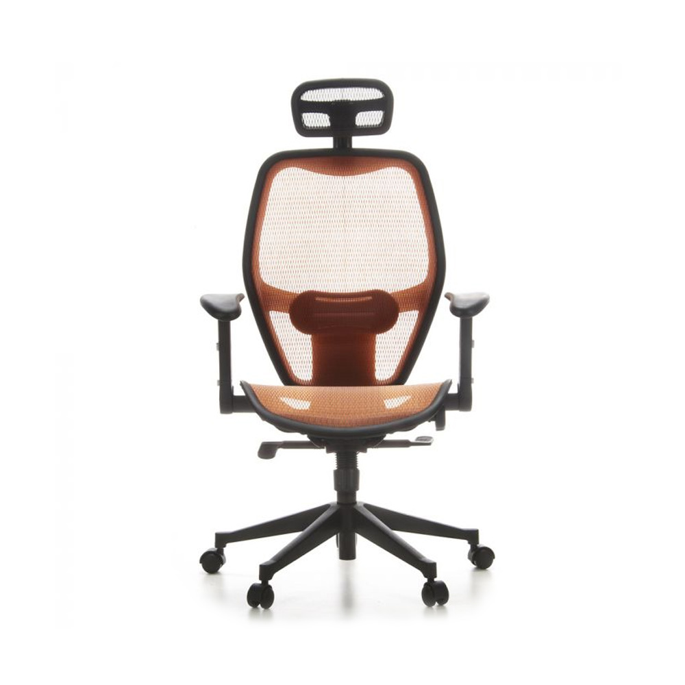 HJH_Office_Air-Port_työtuoli_toimistotuoli_oranssi_synchro-mekanismi_istuin_verkkokangasta_verkkoselkänoja_niskatuki_01 - Edella