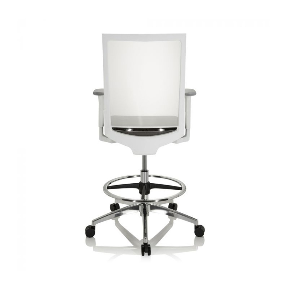 HJH_Office_Aspen_Work_W_korkea_työtuoli_toimistotuoli_kassatuoli_harmaa-valkoinen_synchro-mekanismi_verkkoselkänoja_alumiiniristikko_10 - Edella
