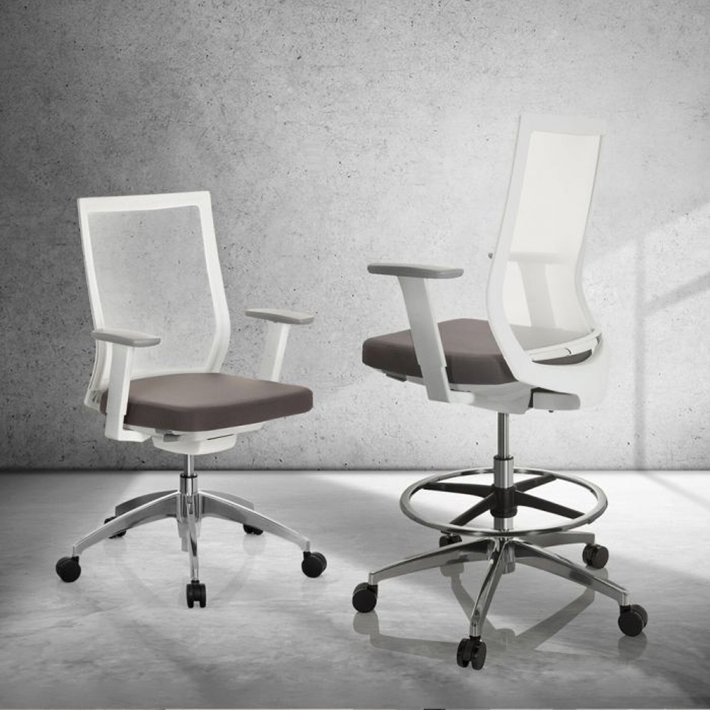 HJH_Office_Aspen_Work_W_korkea_työtuoli_toimistotuoli_kassatuoli_harmaa-valkoinen_synchro-mekanismi_verkkoselkänoja_alumiiniristikko_18 - Edella