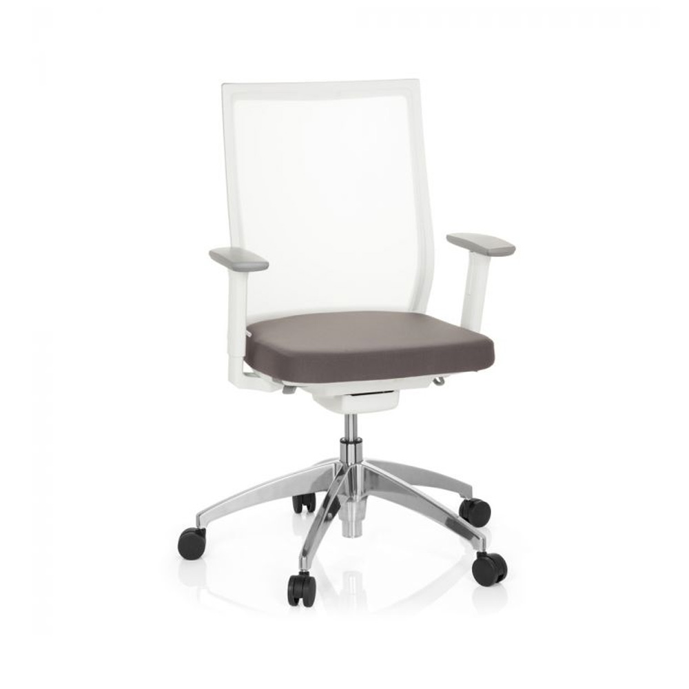 HJH_Office_Aspen_työtuoli_toimistotuoli_harmaa-valkoinen_synchro-mekanismi_verhoiltu_istuin_verkkoselkänoja_alumiiniristikko_02 - Edella
