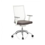 HJH_Office_Aspen_työtuoli_toimistotuoli_harmaa-valkoinen_synchro-mekanismi_verhoiltu_istuin_verkkoselkänoja_alumiiniristikko_03 - Edella