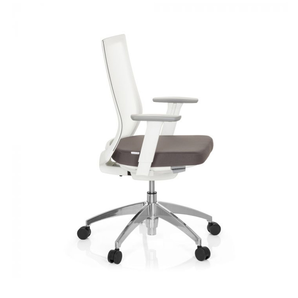 HJH_Office_Aspen_työtuoli_toimistotuoli_harmaa-valkoinen_synchro-mekanismi_verhoiltu_istuin_verkkoselkänoja_alumiiniristikko_05 - Edella