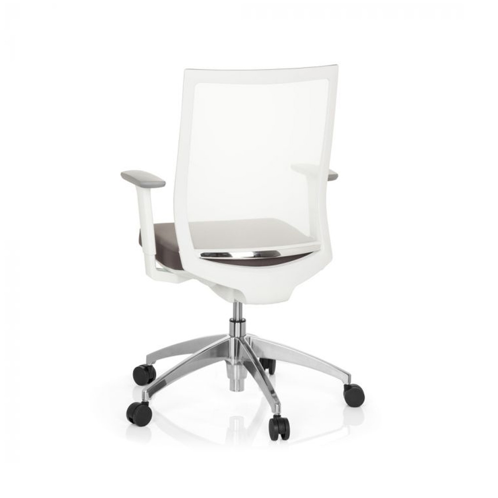HJH_Office_Aspen_työtuoli_toimistotuoli_harmaa-valkoinen_synchro-mekanismi_verhoiltu_istuin_verkkoselkänoja_alumiiniristikko_11 - Edella