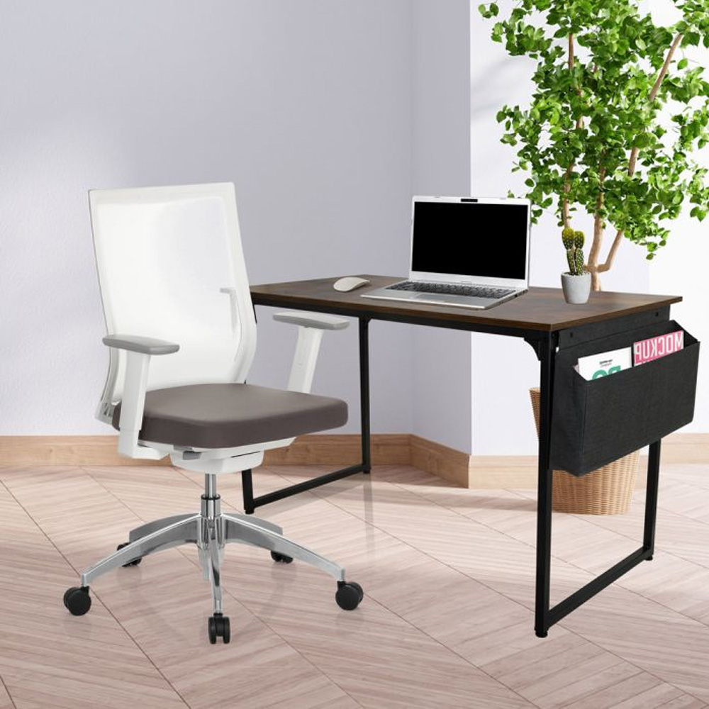 HJH_Office_Aspen_työtuoli_toimistotuoli_harmaa-valkoinen_synchro-mekanismi_verhoiltu_istuin_verkkoselkänoja_alumiiniristikko_17 - Edella