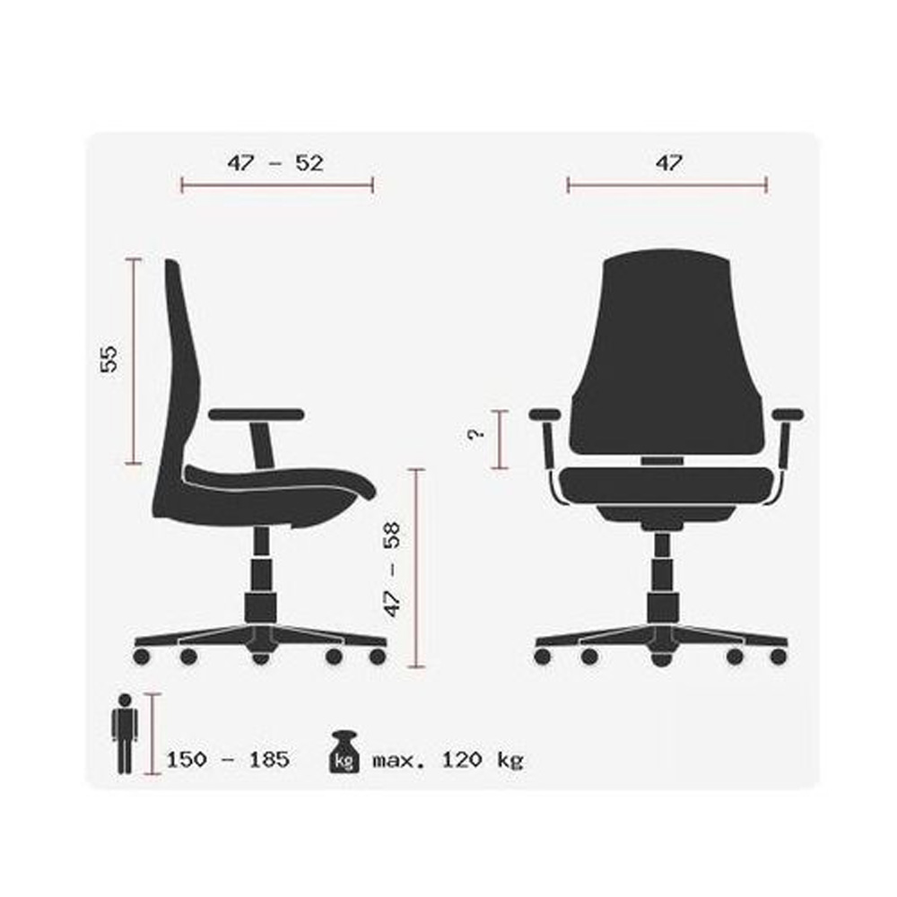 HJH_Office_Astra_Base_työtuoli_toimistotuoli_harmaa-musta_synchro-mekanismi_verhoiltu_istuinpehmuste_verkkoselkänoja_13 - Edella