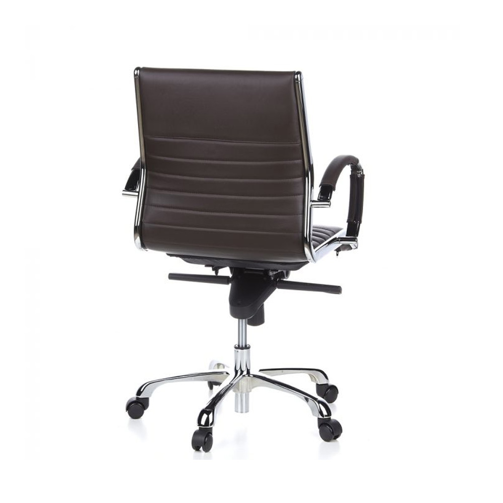 HJH_Office_Parma10_johtajantuoli_työtuoli_toimistotuoli_neuvottelutuoli_kokoustuoli_ruskea_nahka_verhoiltu_istuin_09 - Edella