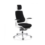 HJH_Office_Spektre_työtuoli_toimistotuoli_musta-valkoinen_synchro-mekanismi_istuinpehmusteella_selkänoja_verhoiltu_niskatuki_03 - Edella