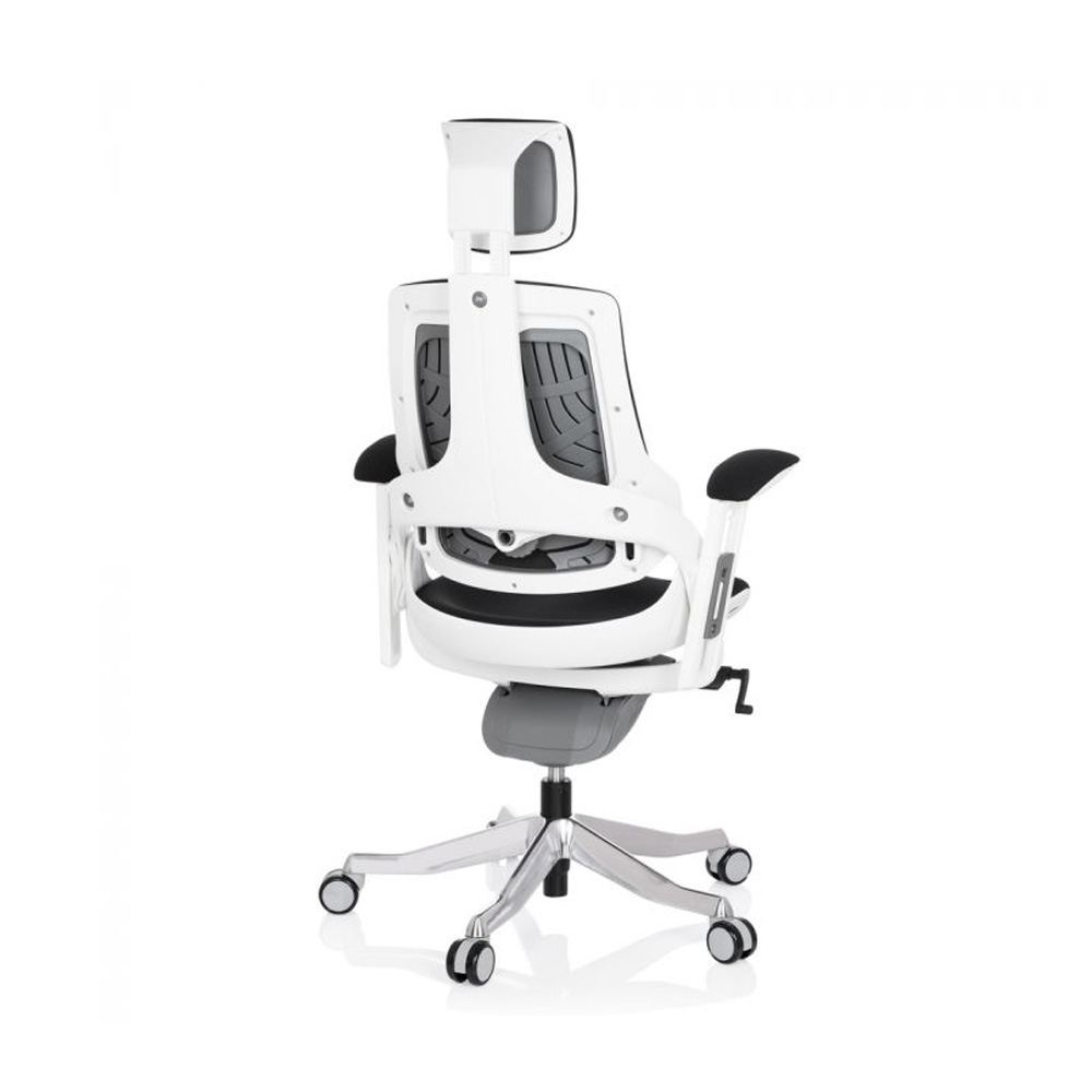 HJH_Office_Spektre_työtuoli_toimistotuoli_musta-valkoinen_synchro-mekanismi_istuinpehmusteella_selkänoja_verhoiltu_niskatuki_09 - Edella