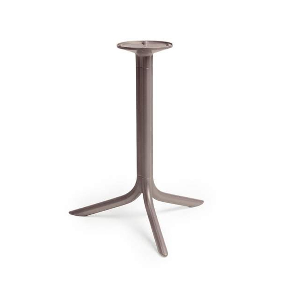 Nardi_Base_Break_Tortora_ruskeanharmaa_terassipöydänjalka_ravintolapöydänjalka_ulkopöydänjalka_01 - Edella