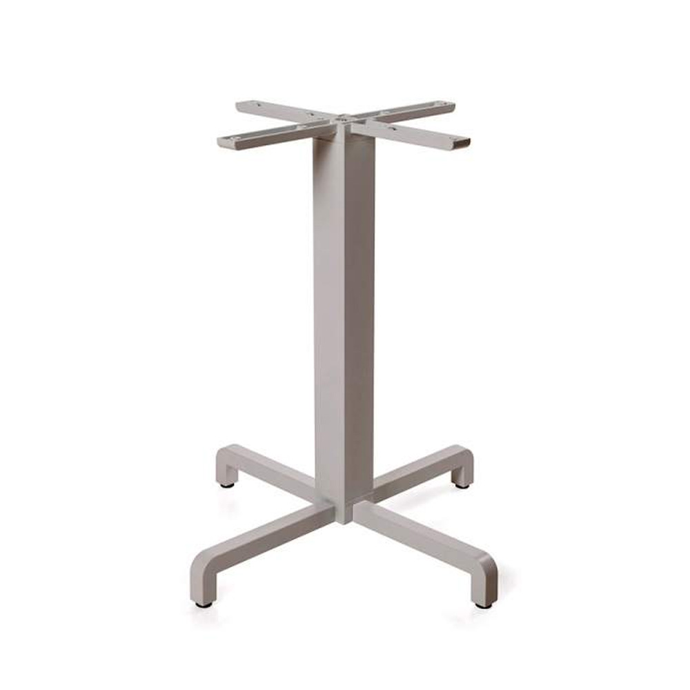 Nardi_Base_Fiore_Tortora_ruskeanharmaa_terassipöydänjalka_ravintolapöydänjalka_ulkopöydänjalka_01 - Edella