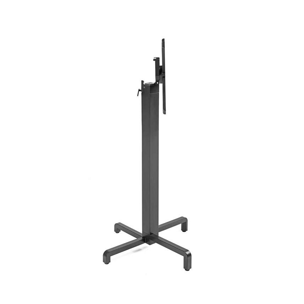 Nardi_Base_Ibisco_High_Antracite_tummanharmaa_taittuva_baaripöydänjalka_terassipöydänjalka_ravintolapöydänjalka_taittojalka_01 - Edella