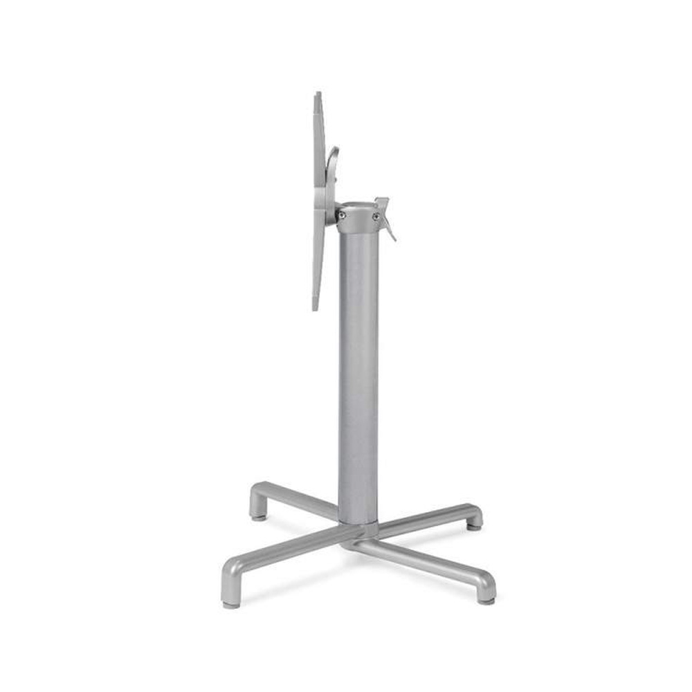 Nardi_Base_Scudo_Argento_hopeanharmaa_taitettava_terassipöydänjalka_ravintolapöydänjalka_ulkopöydänjalka_taittopöytä_01 - Edella