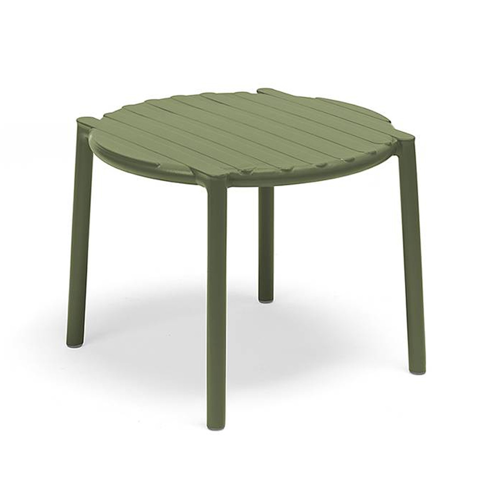 Nardi_Doga_Table_Agave_vihreä_terassipöytä_ulkopöytä_muovipöytä_pyöreä_sohvapöytä_apupöytä_pinottava_01 - Edella