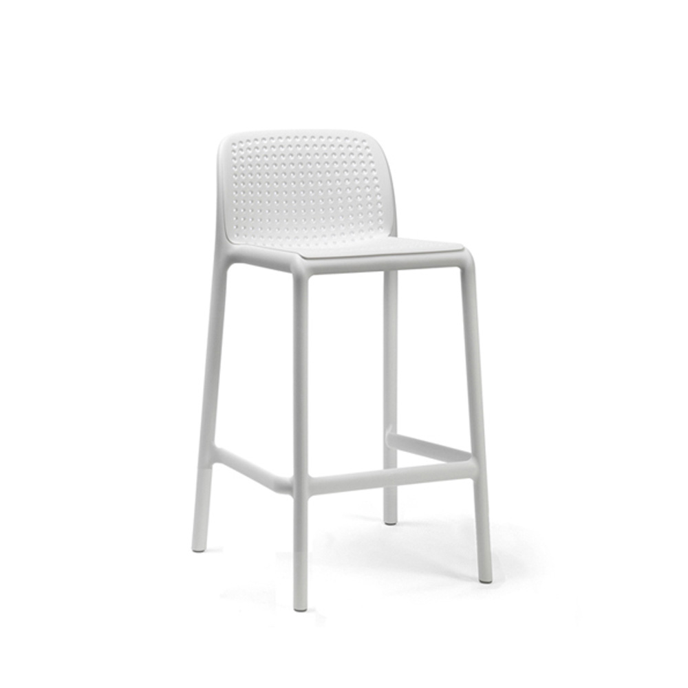 Nardi_Lido_Mini_Bianco_valkoinen_matala_baarituoli_terassituoli_ulkotuoli_muovituoli_01 - Edella