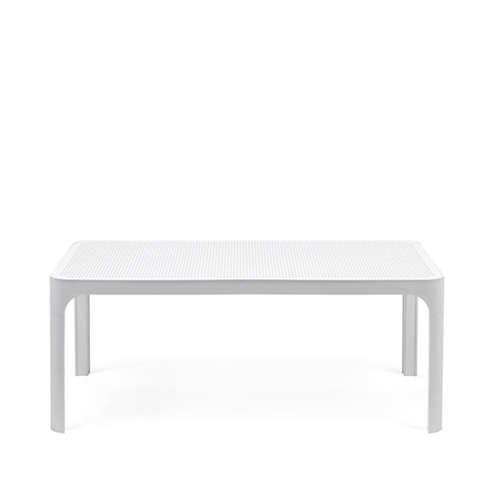 Nardi_Net_Table_100_Bianco_valkoinen_ulkopöytä_sohvapöytä_terassipöytä_muovipöytä_01 - Edella